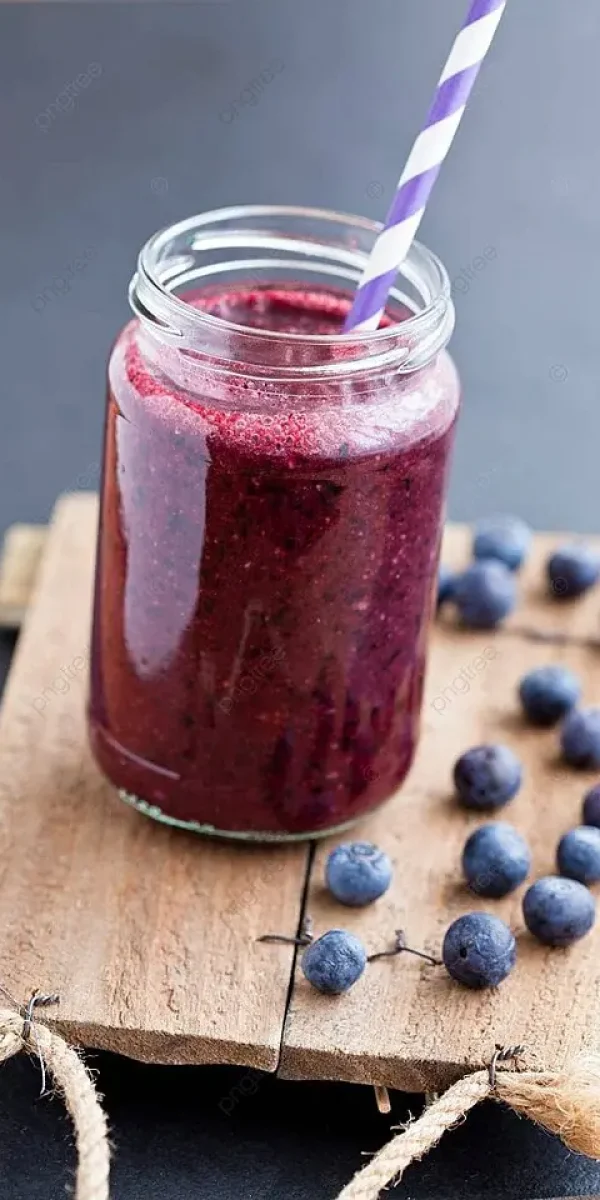 pngtree-fresh-blueberry-smoothie-in-striped-jar-with-organic-ingredients-on-tray-photo-photo-image_69463376